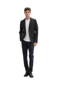 Tom Tailor Group Structure Blazer sky captain blue