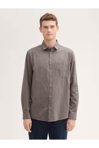 Tom Tailor Structured Shirt parasol brown