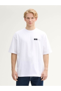 Tom Tailor Oversized printed t-shirt white