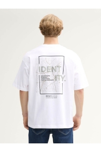 Tom Tailor Oversized printed t-shirt white