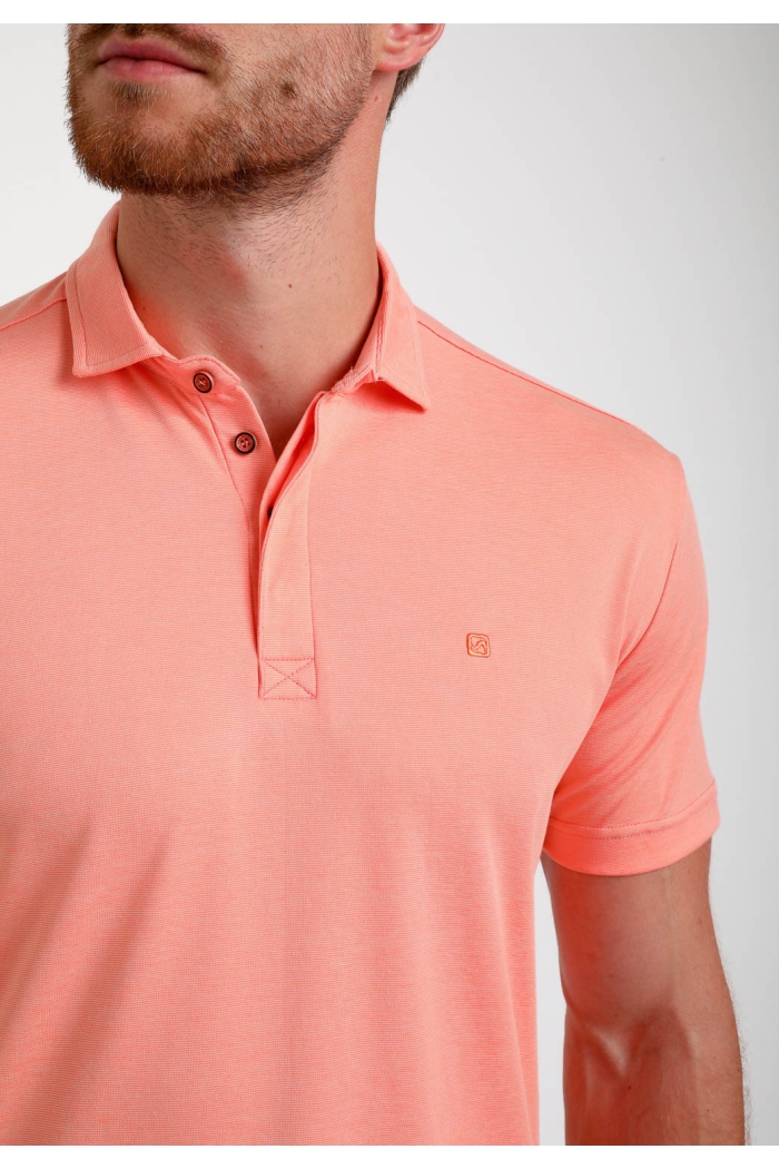 Gabbiano Polo ss light coral