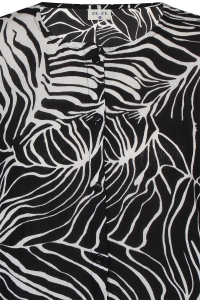 Ze-Ze Leafy Blouse black