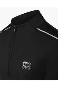 Cruyff Ki Ametrine 1/4 zip top black