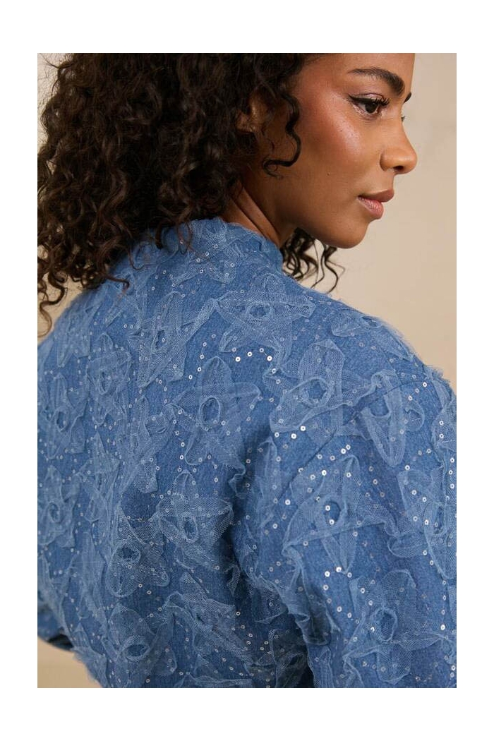 Lofty Manner Jacket Maha denim blue