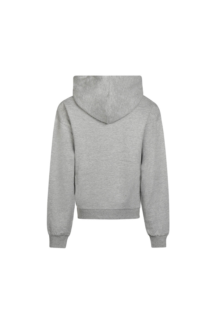No Way Monday Ki Sweater with hood mid grey