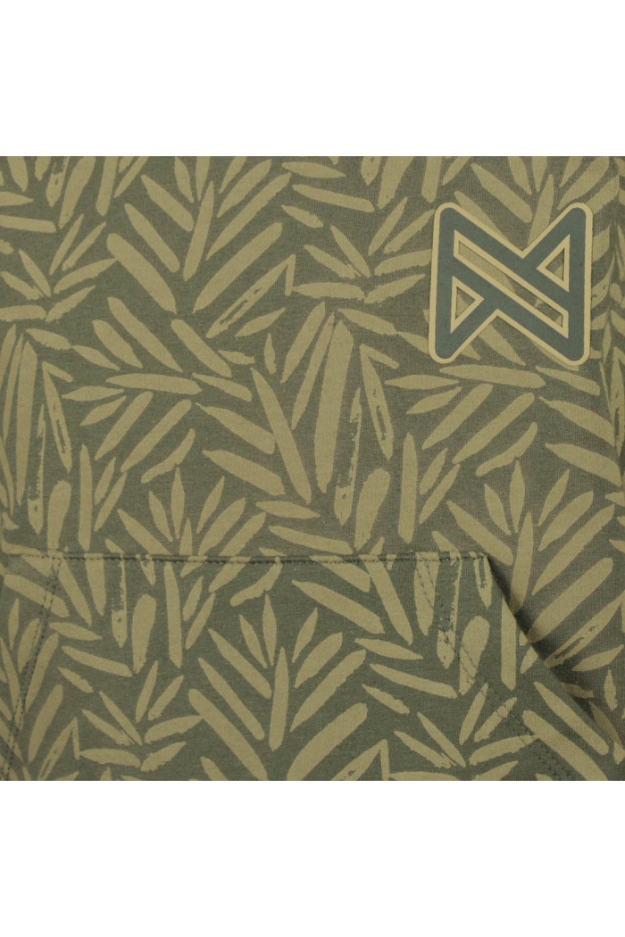 Koko Noko Ki Sweater with hood army green