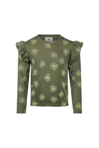 Koko Noko Ki T-shirt ls bloem army green