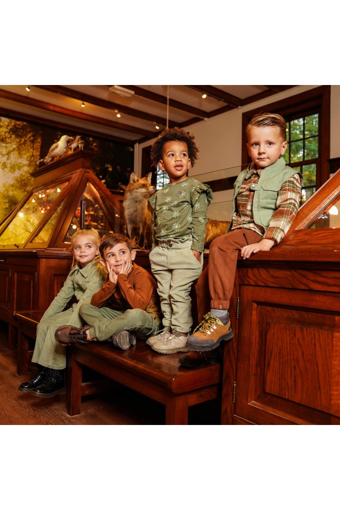 Koko Noko Ki T-shirt ls bloem army green