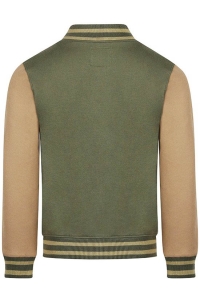 Koko Noko Ki Cardigan Baseball army green