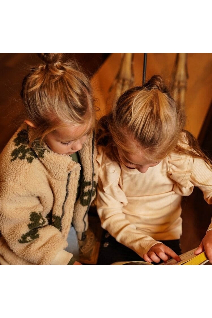 Koko Noko Ki Jacket Teddy off white