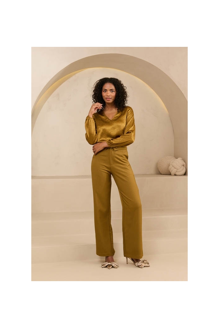 Lofty Manner Blouse Agnes green