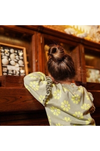 Koko Noko Ki Pullover bloem faded green