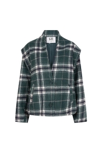 Lofty Manner Jacket River ruit petrol green