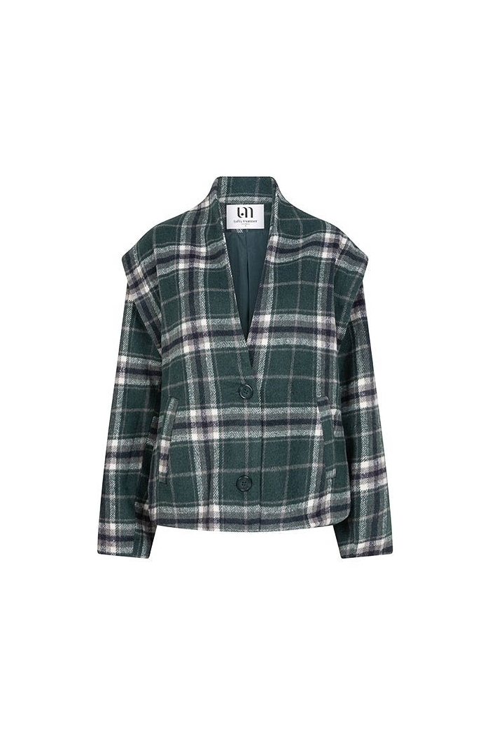 Lofty Manner Jacket River ruit petrol green