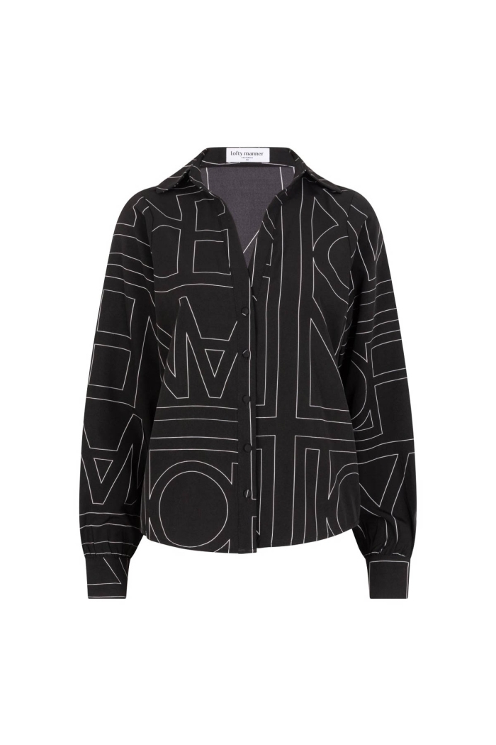 Lofty Manner Blouse Eve lofty line print