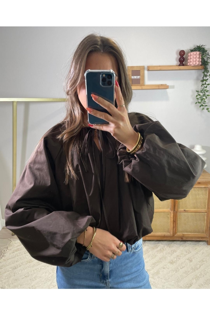 Ambika Blouse uni lm bruin