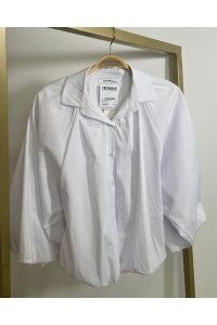 Ambika Blouse uni lm wit