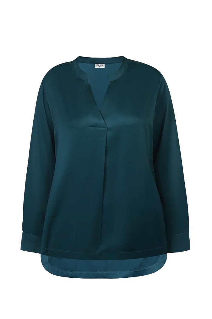 Ze-Ze Blouse Bea teal green