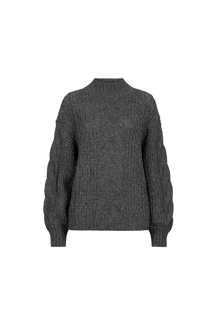 Lofty Manner Sweater Dagmar grijs