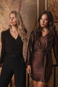 Lofty Manner Dress Kelly brown