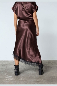 Sisters Point Gewo Lace Skirt brown/black