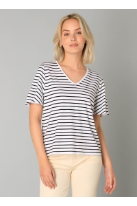 Yest Tuva T-shirt white/black