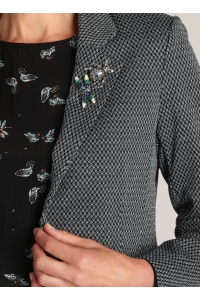 Yest Dorothy Blazer black/off white