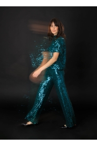 Yest Philomena Essential Top teal green