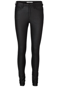 Vero Moda VMSEVEN NW SS SMOOTH COATED PANTS N: black/coated
