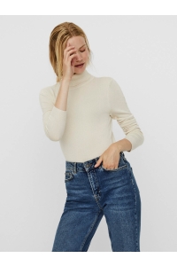 Vero Moda VMGLORY LS ROLLNECK BLOUSE NOOS birch