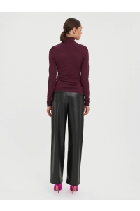 Vero Moda VMGLORY LS ROLLNECK BLOUSE NOOS winetasting