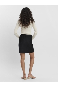 Vero Moda VMFORTUNEALLISON HW SHORT SKIRT GA : black