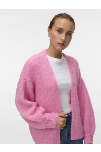 Vero Moda VMMAYBE LS OPEN CARDIGAN NOOS pink cosmos