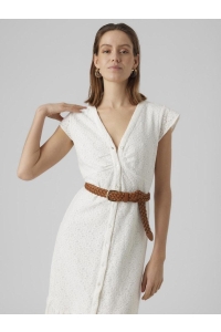 Vero Moda VMALICE LEATHER BELT NOOS cognac/gold