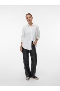 Vero Moda VMTESSA HR WIDE PL PANTS NOOS black