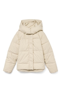 Vero Moda VMGRETAKYLIE SHORT COATED JACKET NO: oatmeal