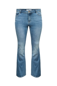 Vero Moda VMCFLASH MR FLARED JEANS LI347 CUR : medium blue denim