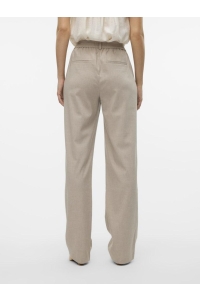 Vero Moda VMMAYA GOODY MW STRAIGHT PANT NOOS silver mink/melange