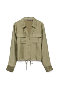 Vero Moda VMTOMA LS TIE SHIRT WVN mermaid