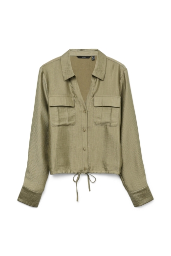 Vero Moda VMTOMA LS TIE SHIRT WVN