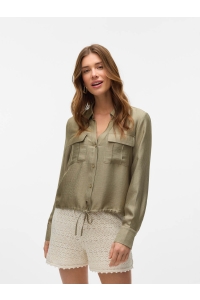 Vero Moda VMTOMA LS TIE SHIRT WVN mermaid