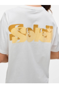 Vero Moda VMDORIS CATY SS TOP BOX JRS GA snow white/soleil