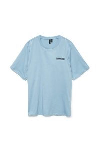 Vero Moda VMDORIS CATY SS TOP BOX JRS GA glacier lake/laguna beach