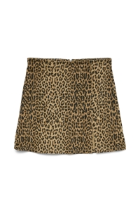 Vero Moda VMNELLY HR SHORT SKIRT AOP NOOS silver mink/leopard