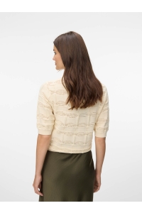 Vero Moda VMMARVELOUS SS O-NECK PULLOVER birch