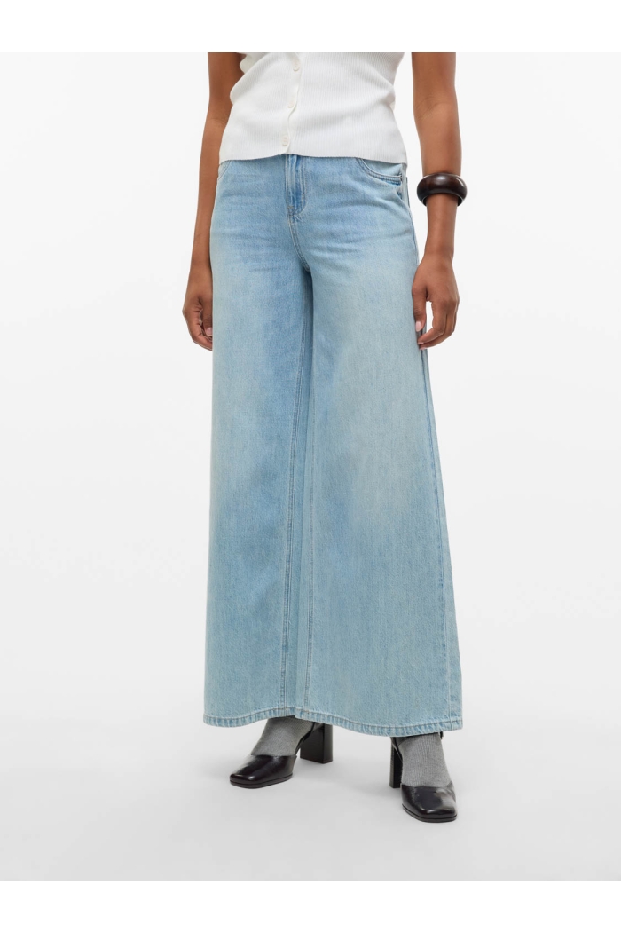 Vero Moda VMANNET MR WIDE JEANS SI321 medium blue denim