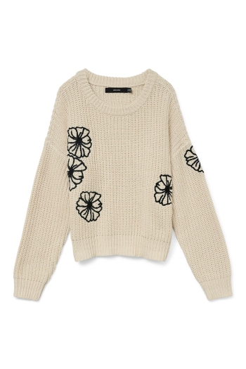 Vero Moda VMLAURA LS O-NECK PULLOVER BOO