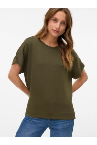 Vero Moda VMHALI SS TOP JRS grape leaf
