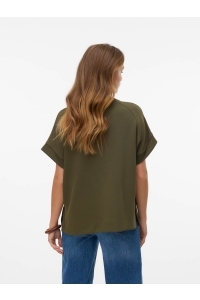 Vero Moda VMHALI SS TOP JRS grape leaf