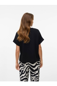 Vero Moda VMHALI SS TOP JRS black